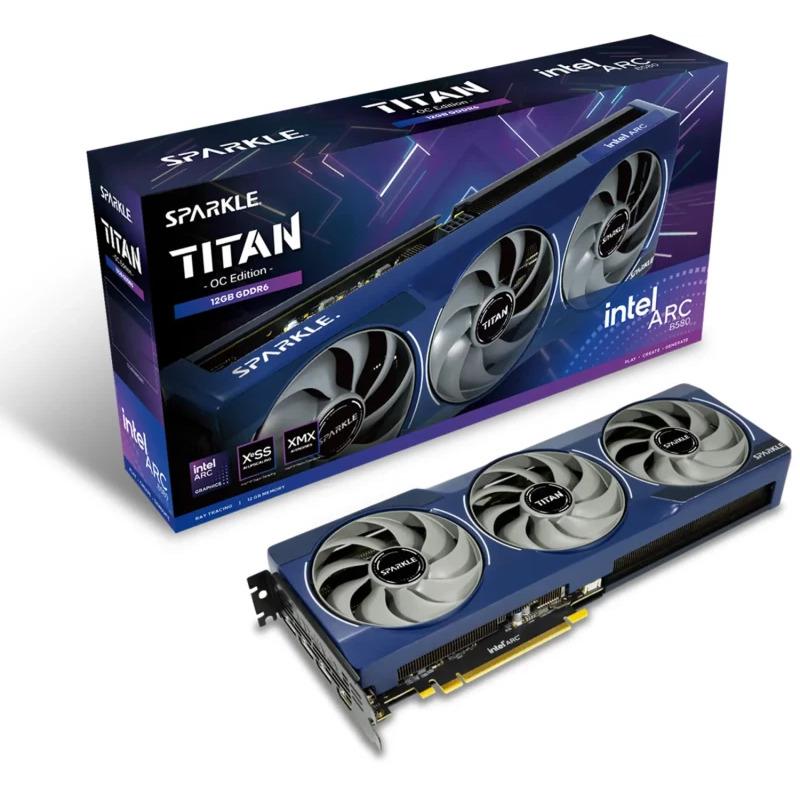 In Sparkle Arc B580 Titan Oc 12GB 192bit (Placa video Sparkle Intel Arc B580 Titan Oc)