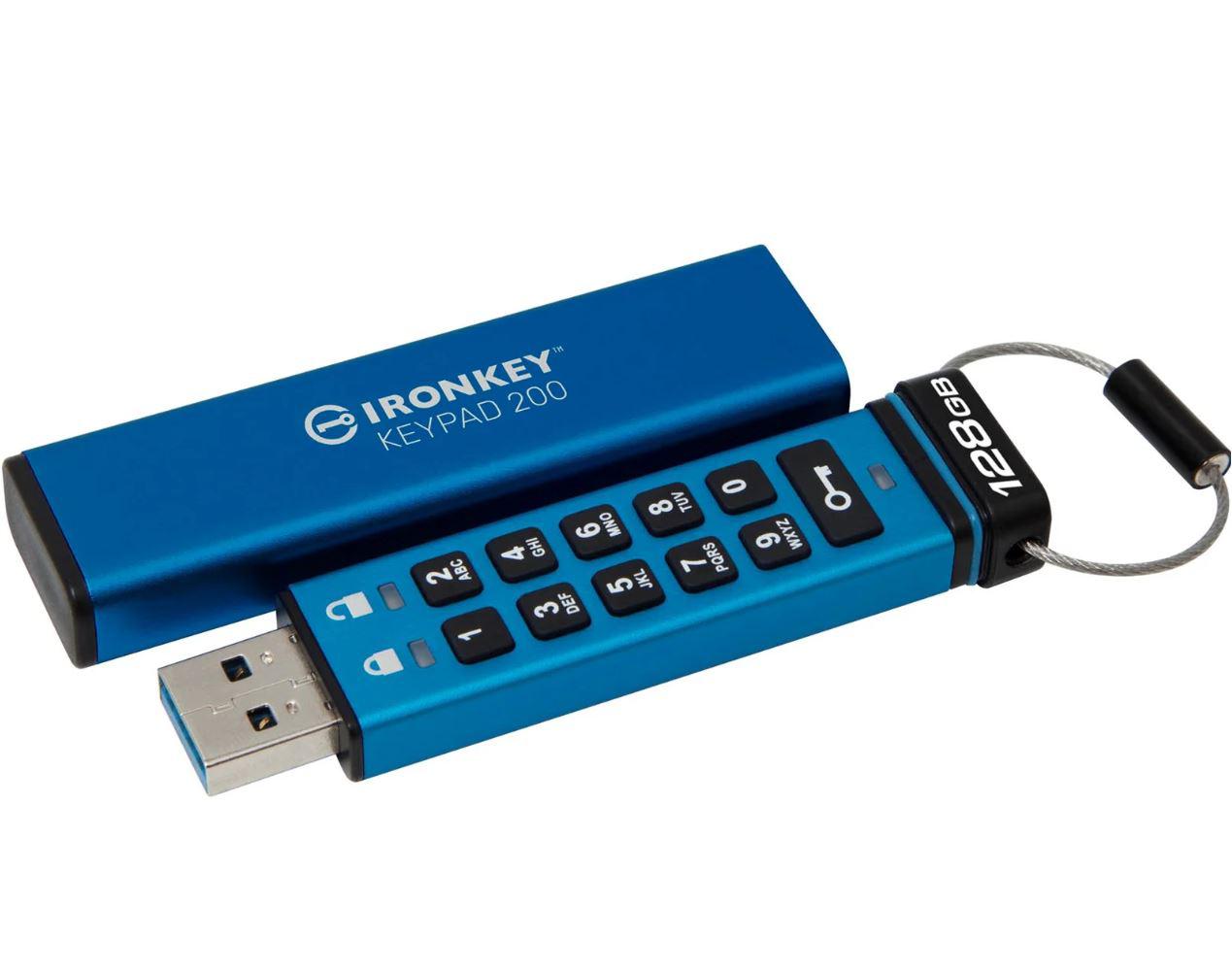 Kingston IronKey Keypad 200 USB 3.2 128G