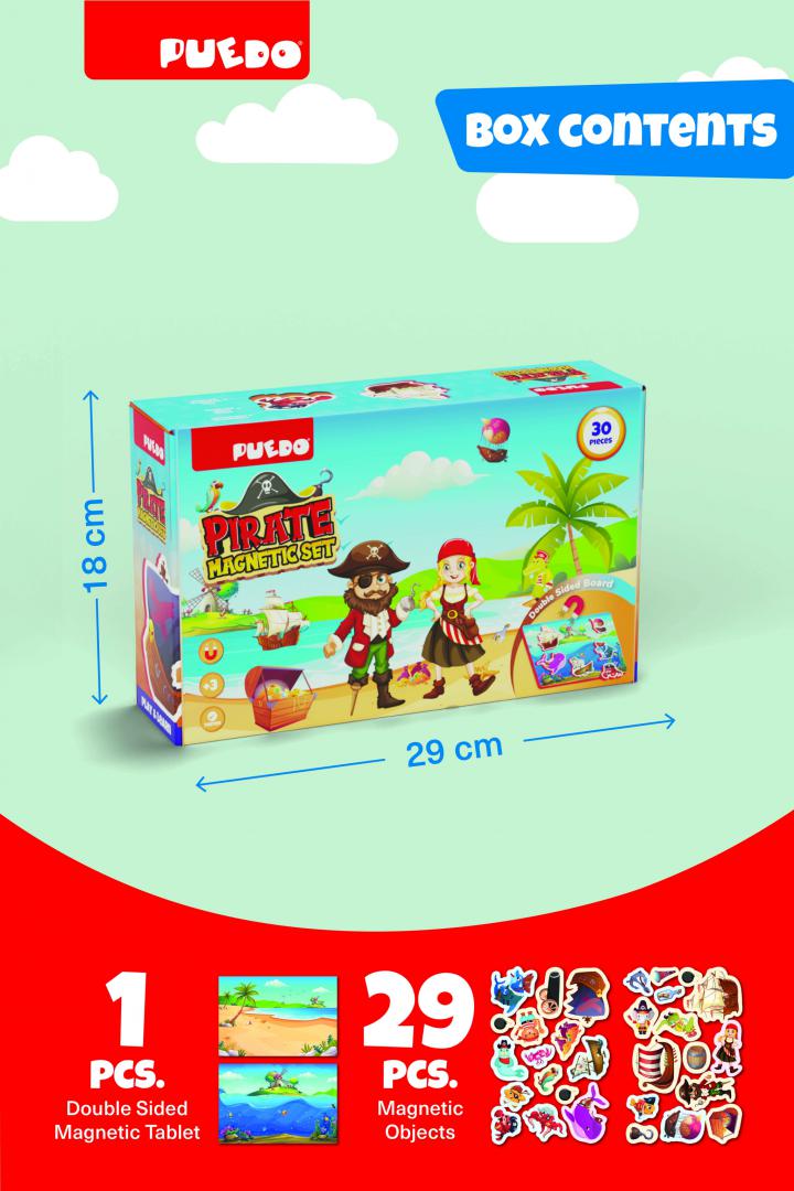 Puedo Toys JOC MAGNETIC CU PIRATI