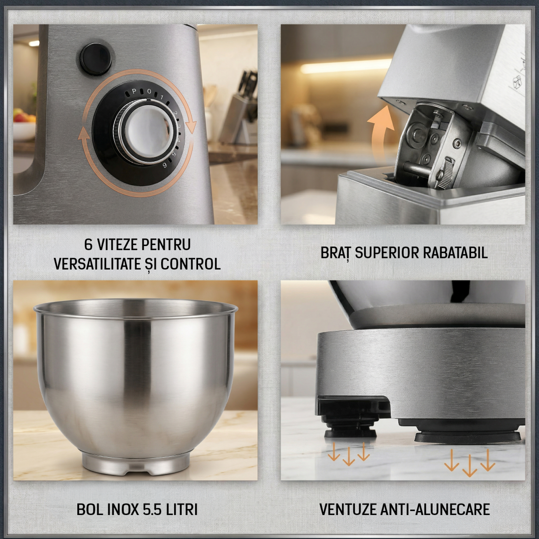 RESIGILAT | MIXER PLANETAR HEINNER HPM-1500XMC-V2 - imagine 12 - RESIGILAT