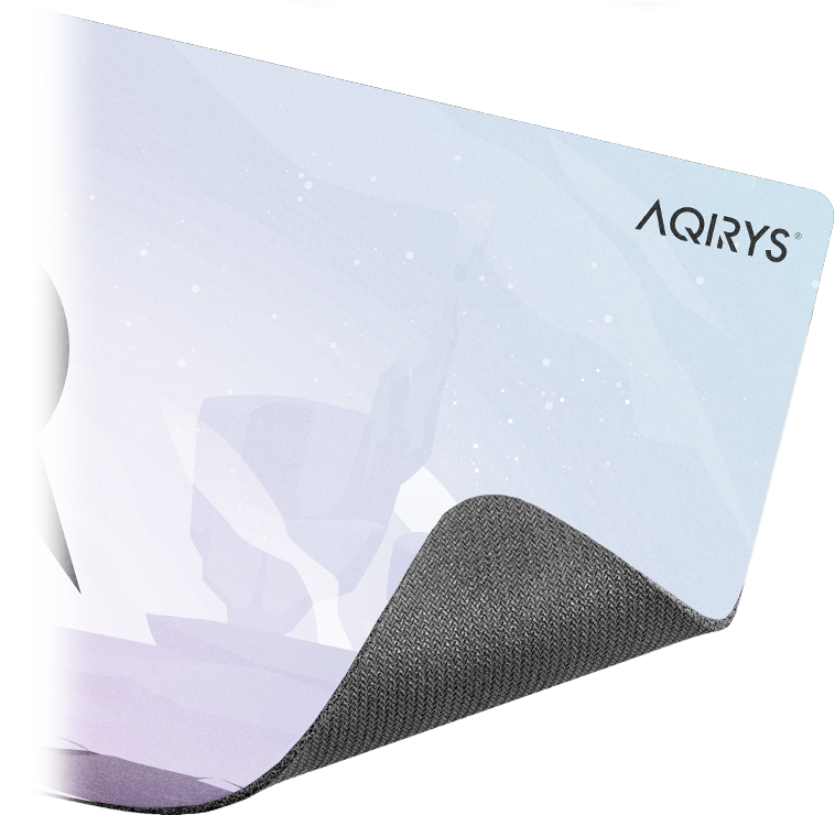 Mousepad Aqirys Gravity M Alb (Mousepad Aqirys Gravity Medium)
