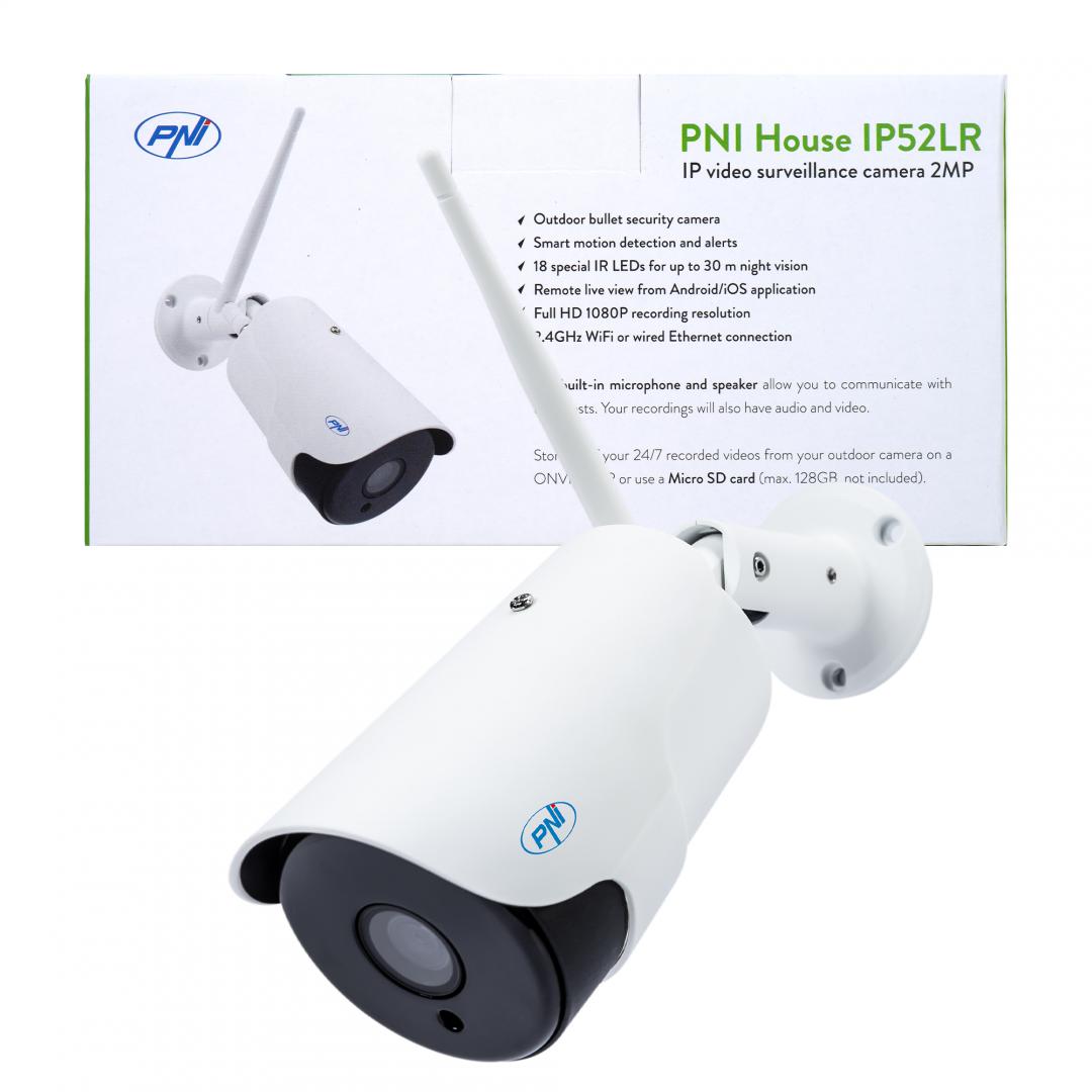 Pni Camera Supraveghere IP52LR (Camera supraveghere video Pni House IP52LR 2MP 1080P wireless cu IP de exterior...)