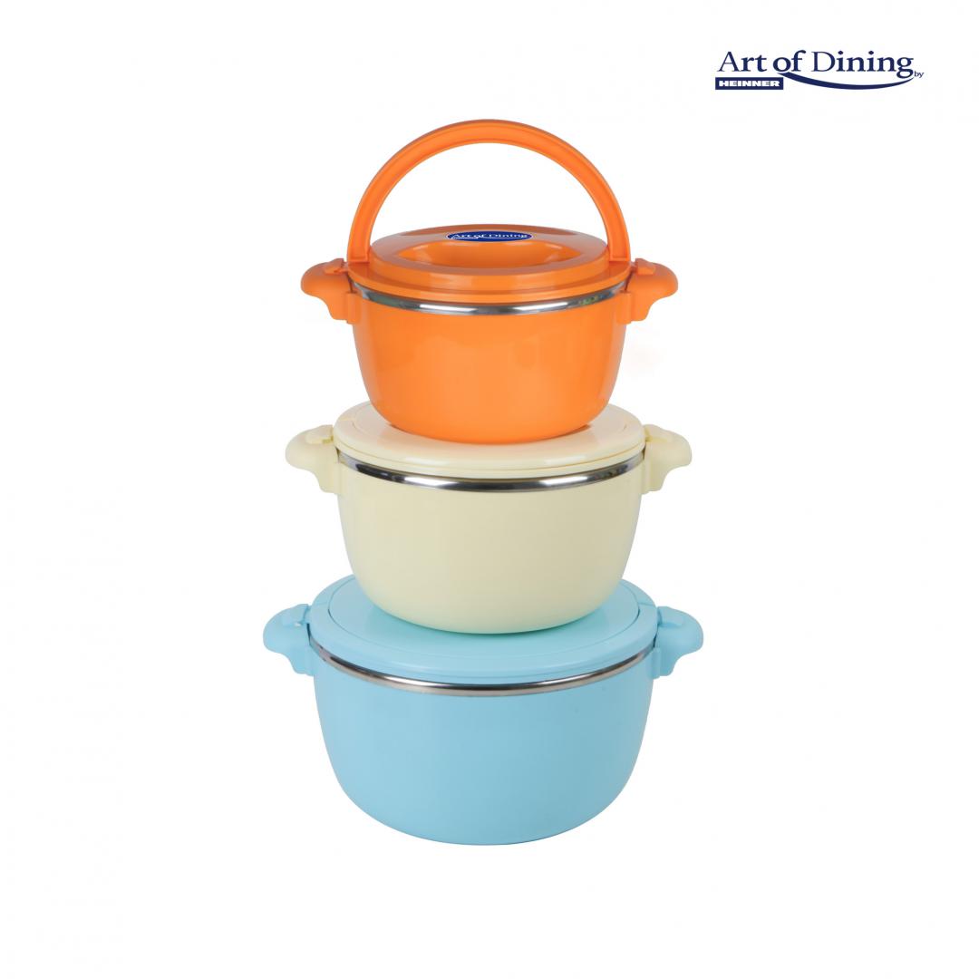 Set 3 Caserole Termice 2+4+6L,BELLY Blue (set 3 Caserole Termice 2+4+6L)