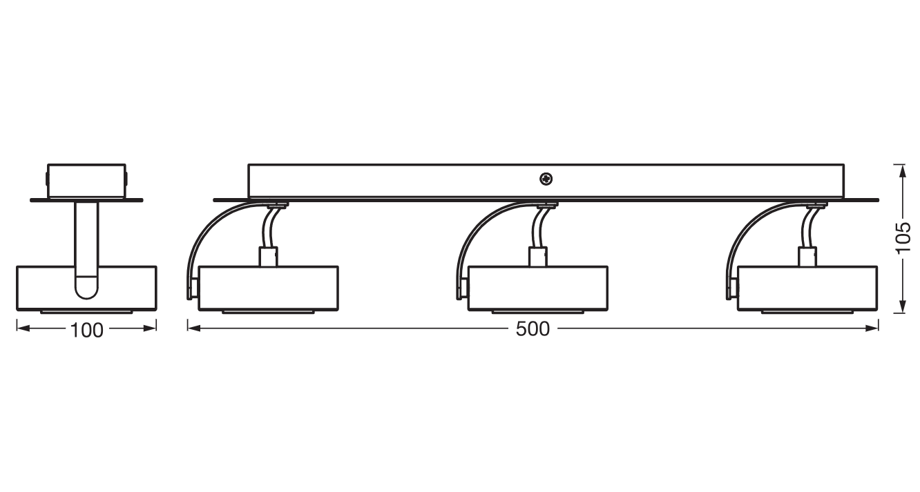Ledvance DECOR SPOT VENUS 500MM 16W 830 WT LEDV