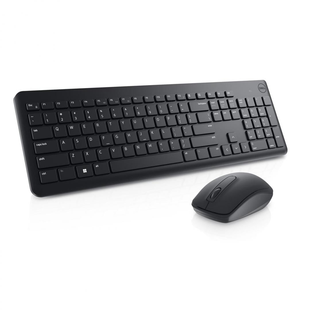 Dell Kit Mouse and Keyboard KM3322W Wireless, QWERTZ Romanian Layout, Device Type: Keyboard and mouse set, Wireless Receiver: USB wireless receiver, Connectivity Technology: Wireless, Interface: 2.4 GHz, Keyboard: Adjustable Height: Yes, Hot Keys Function