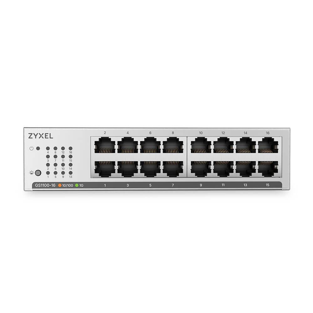 Zyxel GS1100-16 16-PORT Gbe Unmg Switch