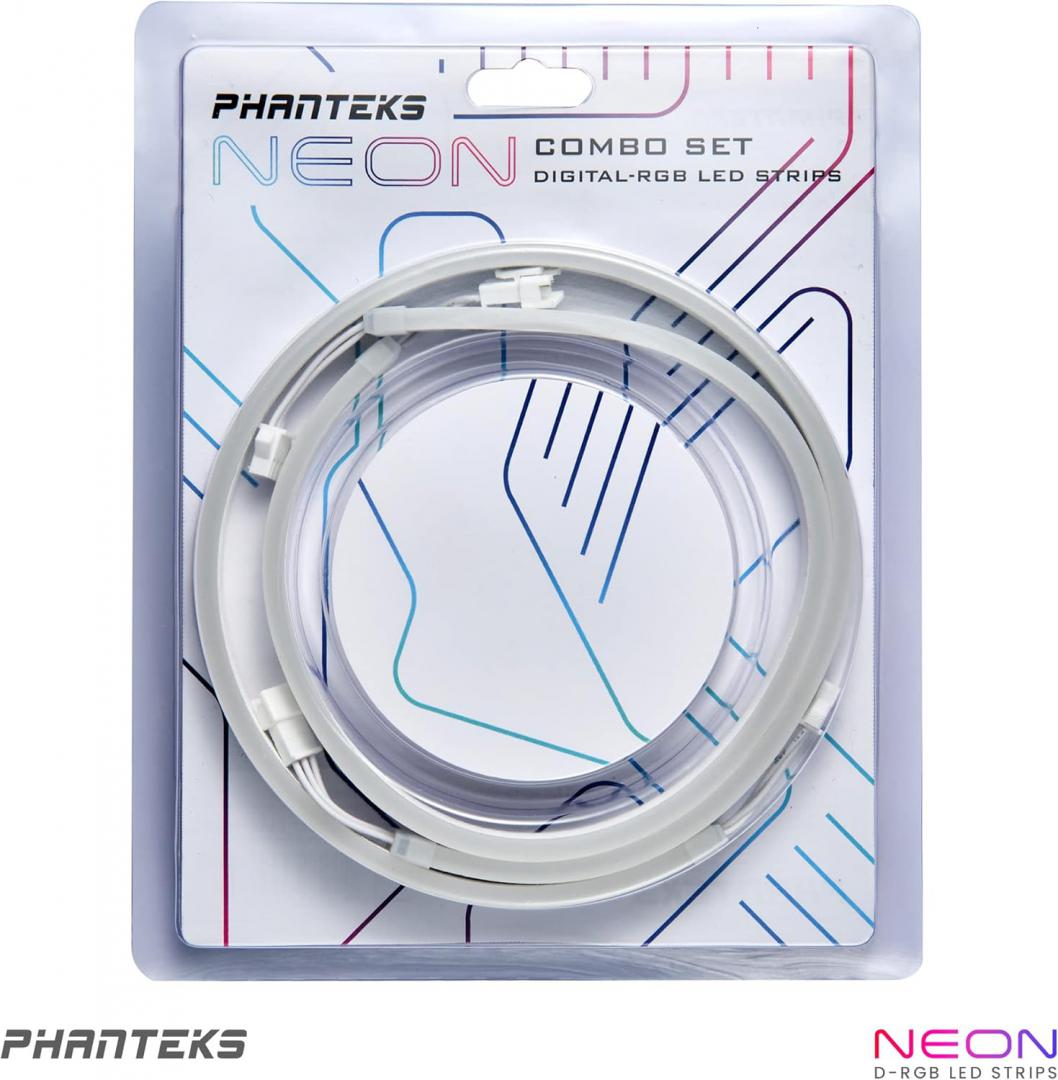 Phanteks Neon D-RGB LED Strip Combo Set (LED Strip Phanteks Neon D-RGB set combo 2 bucati)