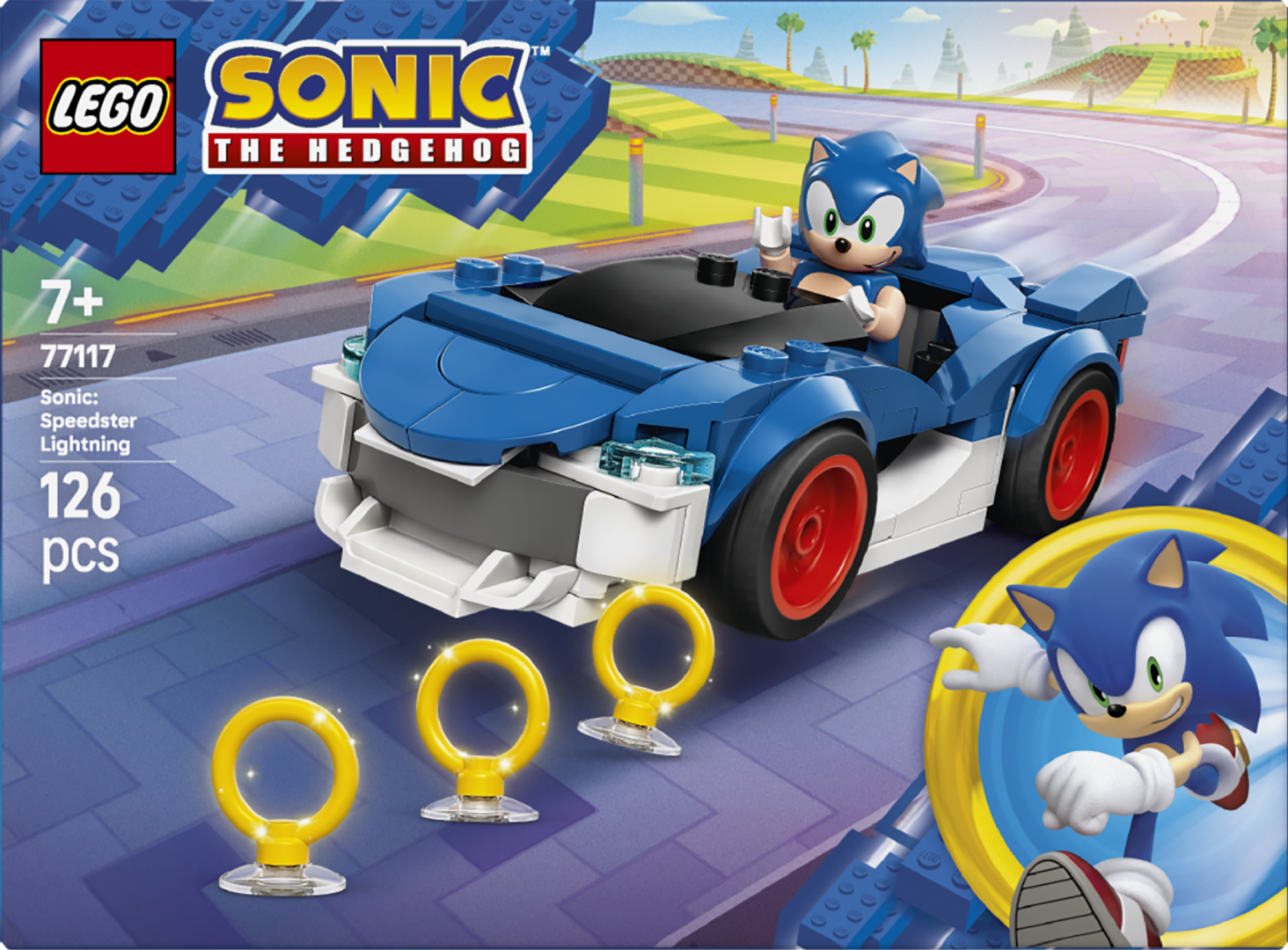 Masina Lui Sonic: Speed Star LEGO77117 (masina Lui Sonic: Speedstar Lightning LEGO77117)