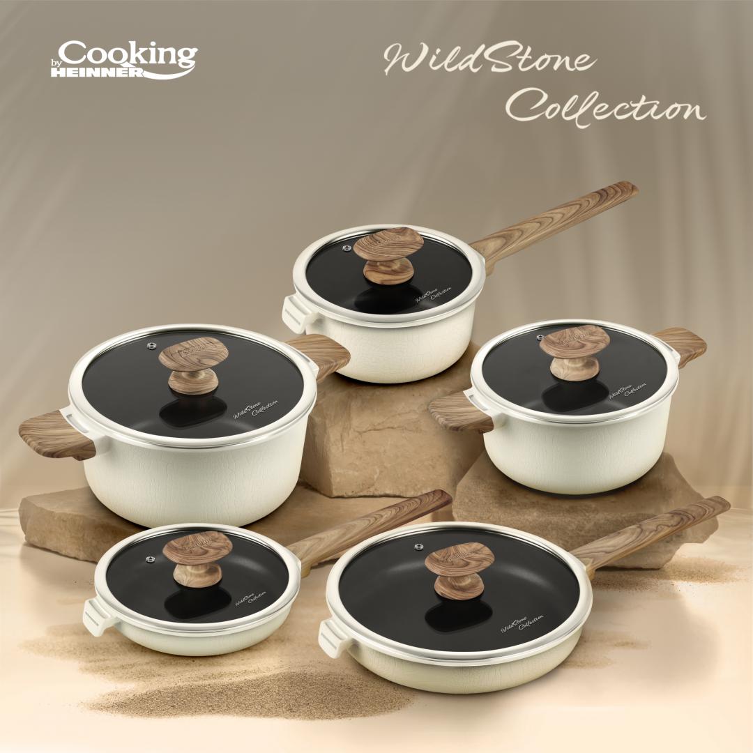 Heinner CASEROLA+CAPAC 18x9 CM, 1.9L, WILD STONE