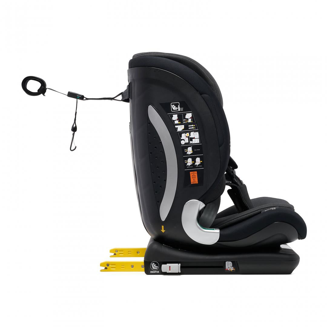 Scaun auto U-Grow,isofix,76-150 cm,negru