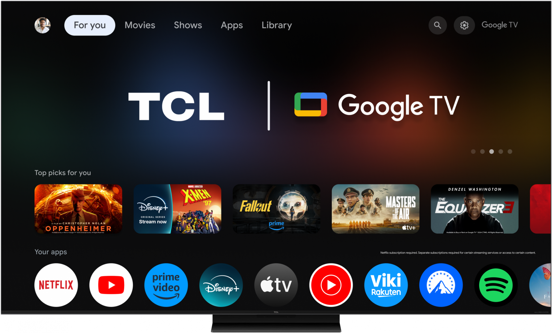 Televizor TCL Mini LED 75Q7C, 189 cm, Smart Google TV, 4K