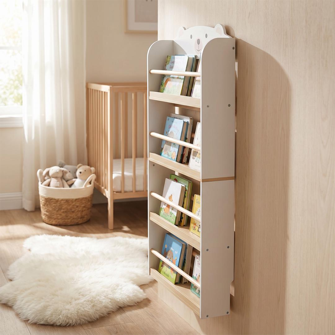 Biblioteca carti si jucarii Bear, U-Grow