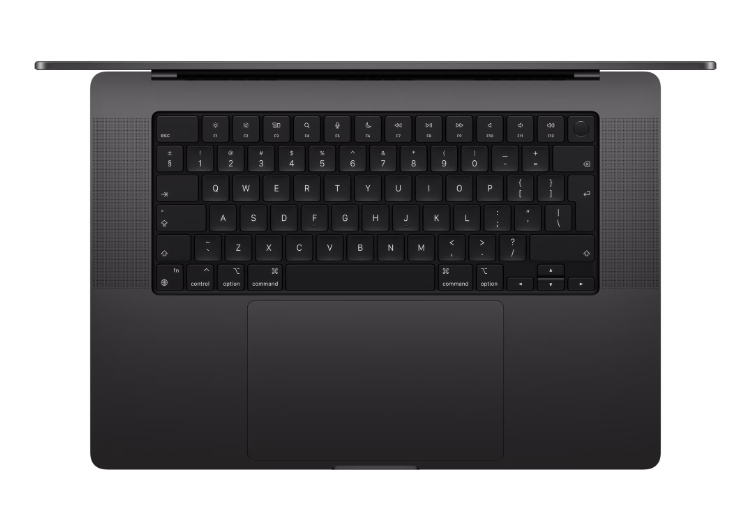MacBook Pro 16.2"/Apple M4 Pro (CPU 14-core, GPU 20-core, Neural Engine 16-core)/48GB/512GB - Space Black - INT KB
