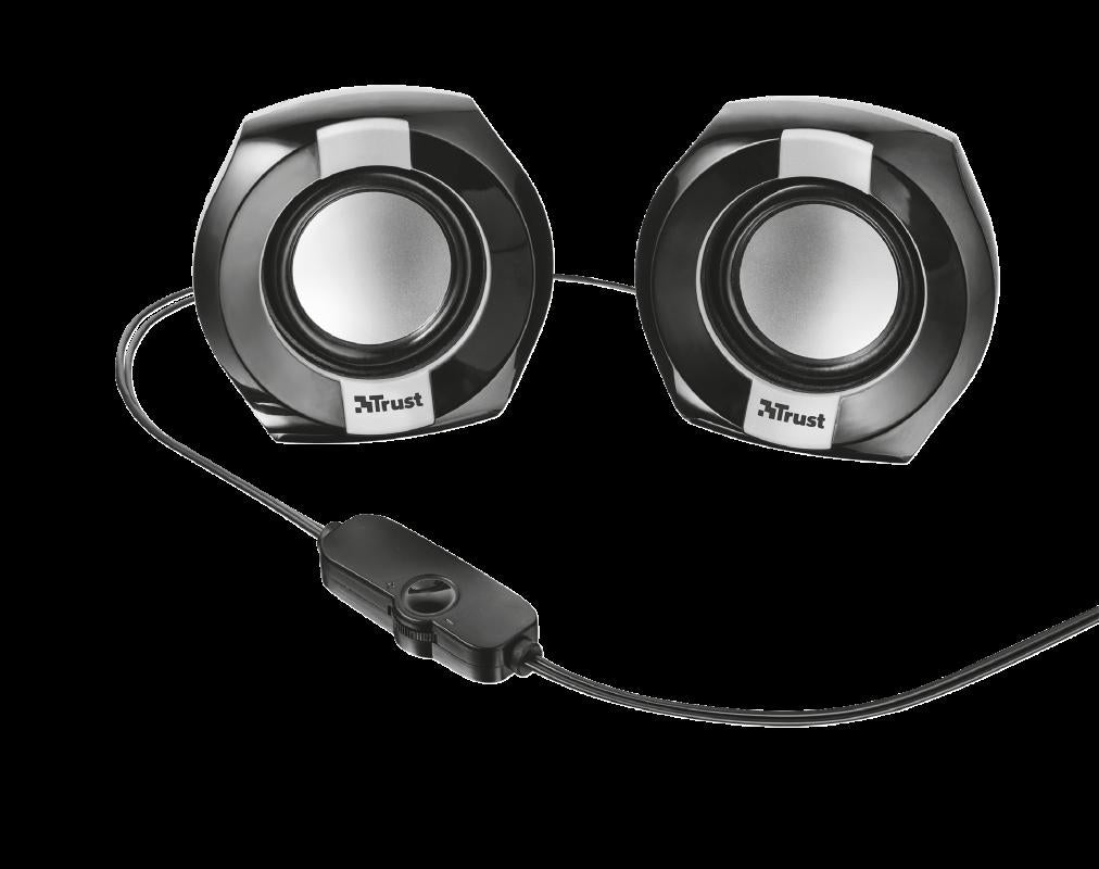 Boxe Stereo Trust Polo Compact 2.0 Speaker, 8W, negru