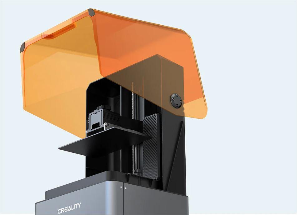 Imprimanta 3D Creality Halot-MAGE cu rasina, Tehnologie SLA, Stereolitografie, sursa 100W, dimensiuni printare: 228*128*230mm, Dimensiuni imprimanta: 333*270*608mm, Viteza:1-5s/strat, Inaltime strat:0.05-0.15mm, LCD 10.3", rezolutie: 8K(7680x4320), transf