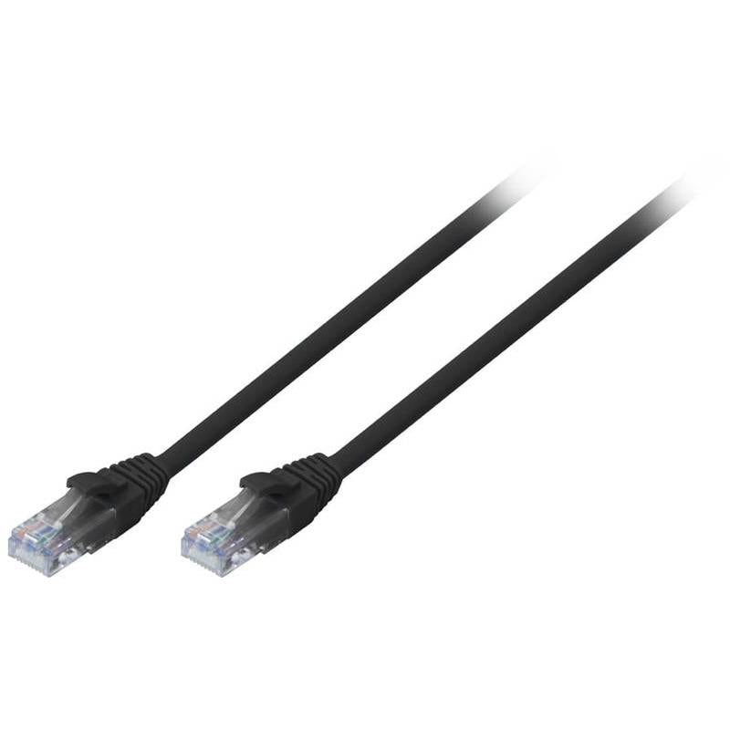 Cablu Lindy 2m Cat.6 U/UTP, Black