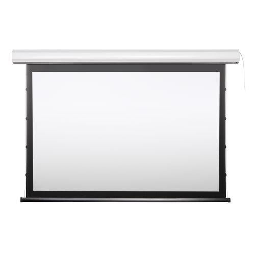 Ecran proiectie electric ESAC100, instalare perete/ tavan, margini de mascare negre pe 4 laturi, material pentru ecran lavabil, intretinere usoara, motor tubular silentios, consum redus de energie, Dimensiune zona de proiectie- 200 x 150 cm, Diagonala- 25