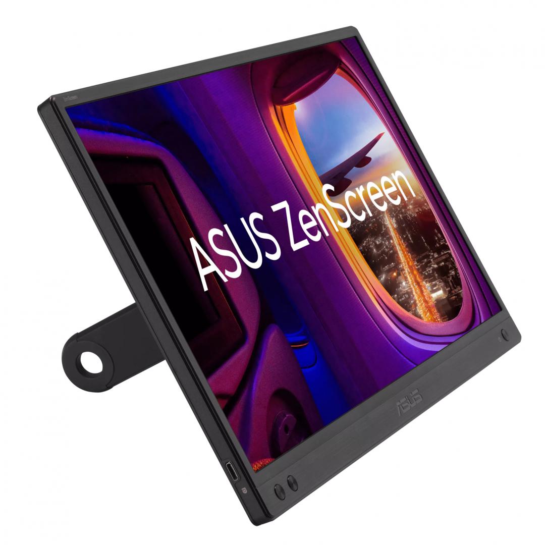 Monitor Asus 15.6" MB166CR, Diagonal (inch): 15.6, Diagonal (cm): 39.6, Aspect ratio: 16:9, Panel: IPS, Resolution: 1920x1080, Refresh Rate: 60Hz, Response time GtG: 5ms, Brightness (max): 250 cd/㎡, Contrast (static) : 800:1, Contrast (dynamic): 100M:1, V