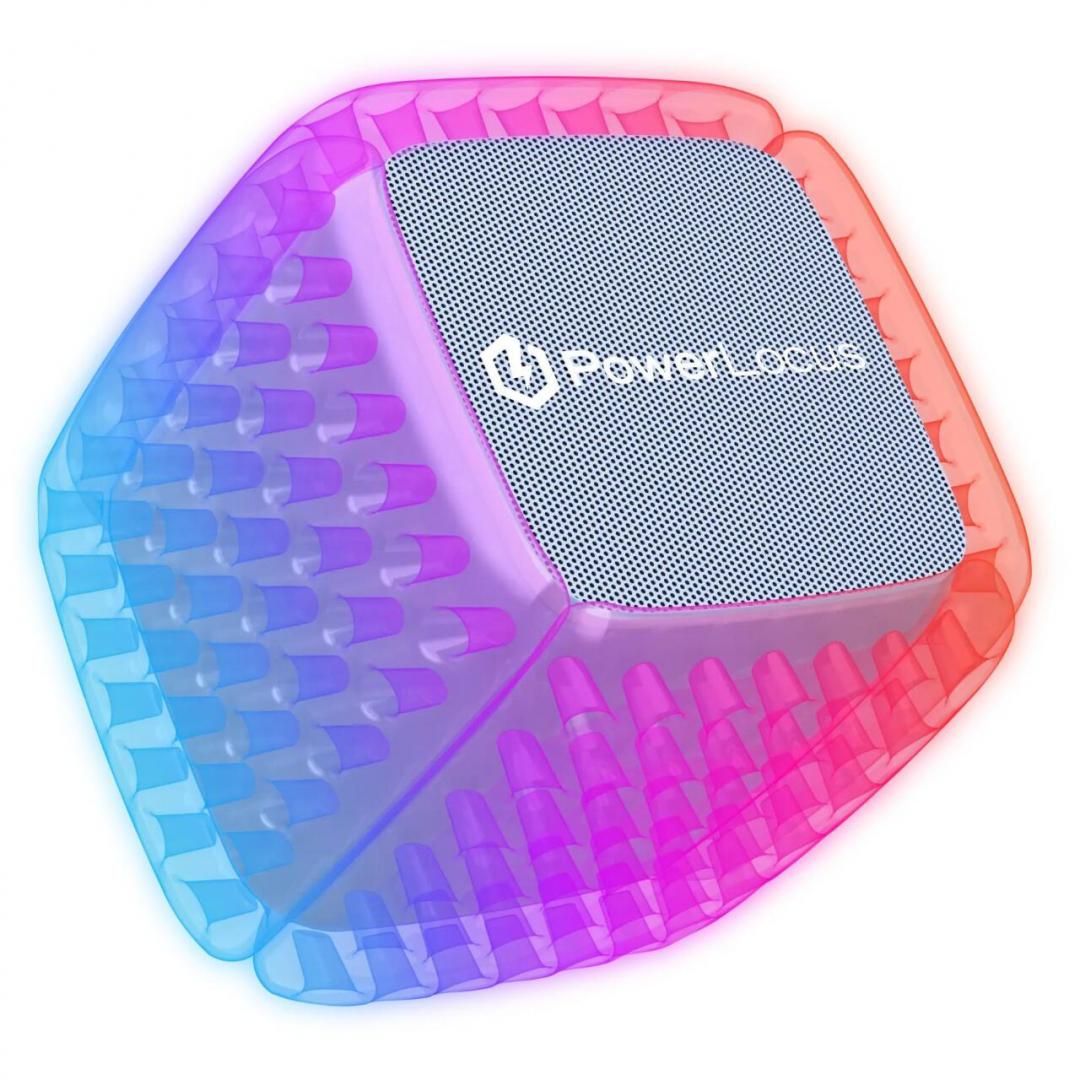 PowerLocus Set Boxa portabila Aero Bluetooth cu microfon wireless Albastru (waterproof)