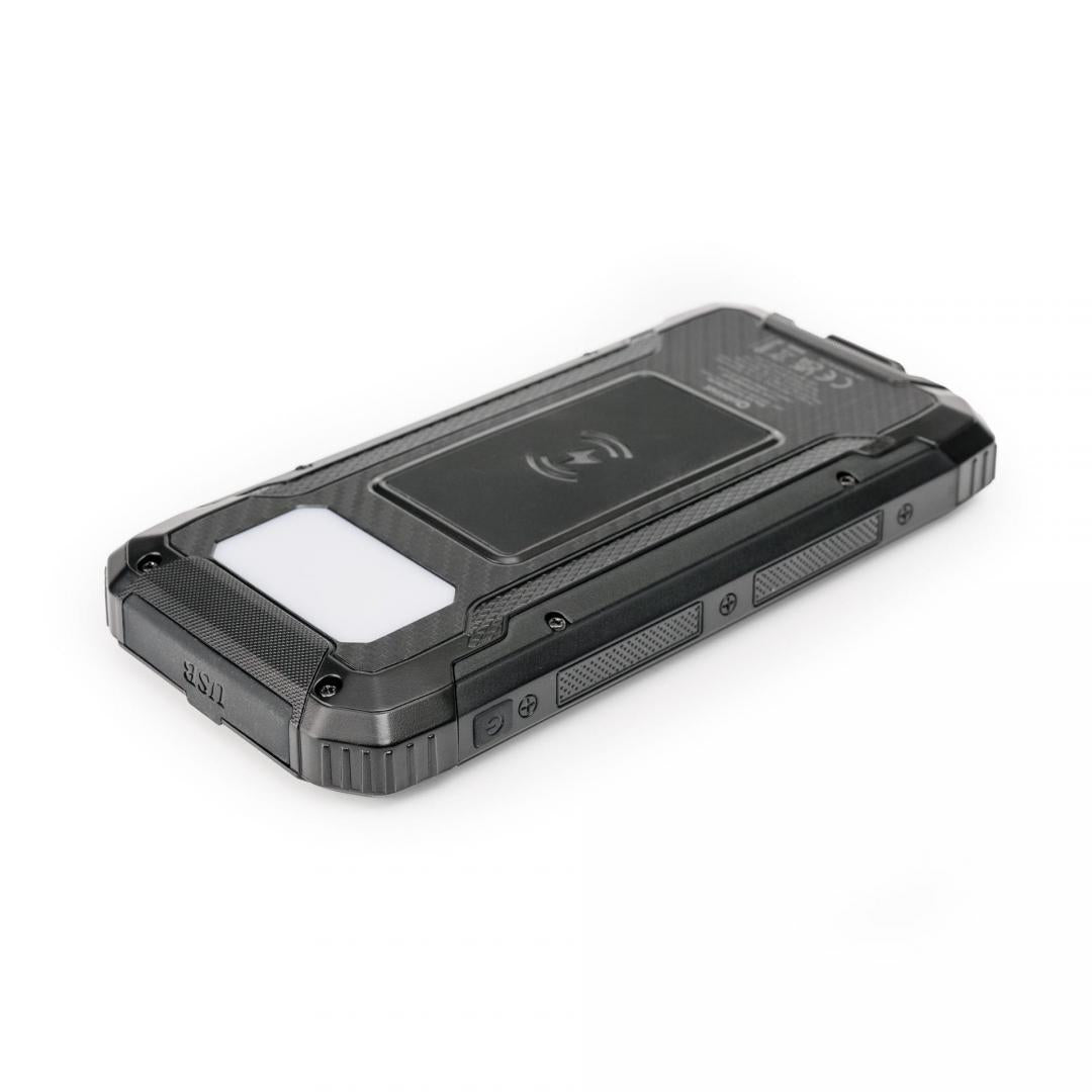 Acumulator extern Platinet 10000mAh (Acumulator extern 10000mAh Platinet cu incarcare solara)