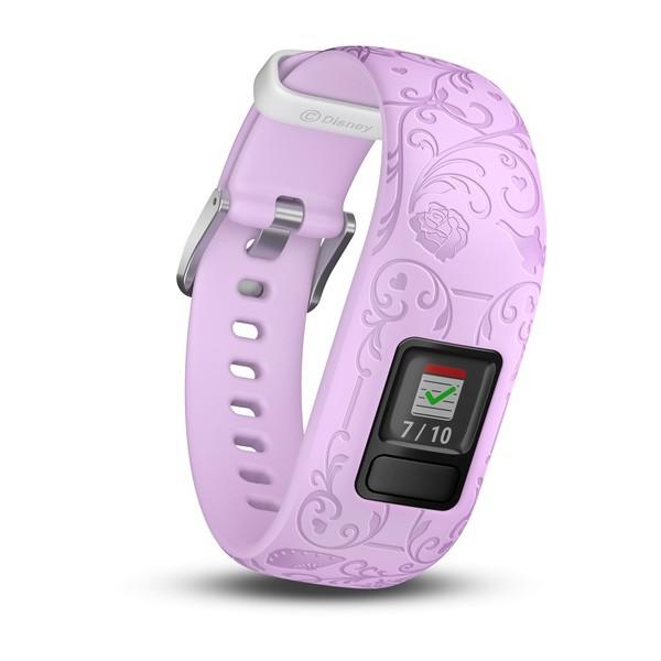Bratara fitness pentru copii 6+ Garmin vivofit jr2 Disney Princess, bratara reglabila, purple