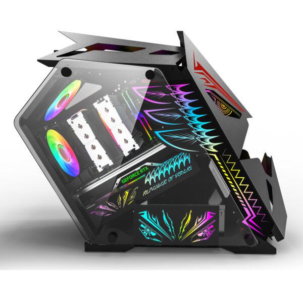 Carcasa Pro Gaming Hercule Black (Carcasa Pro Gaming Hercule Black)