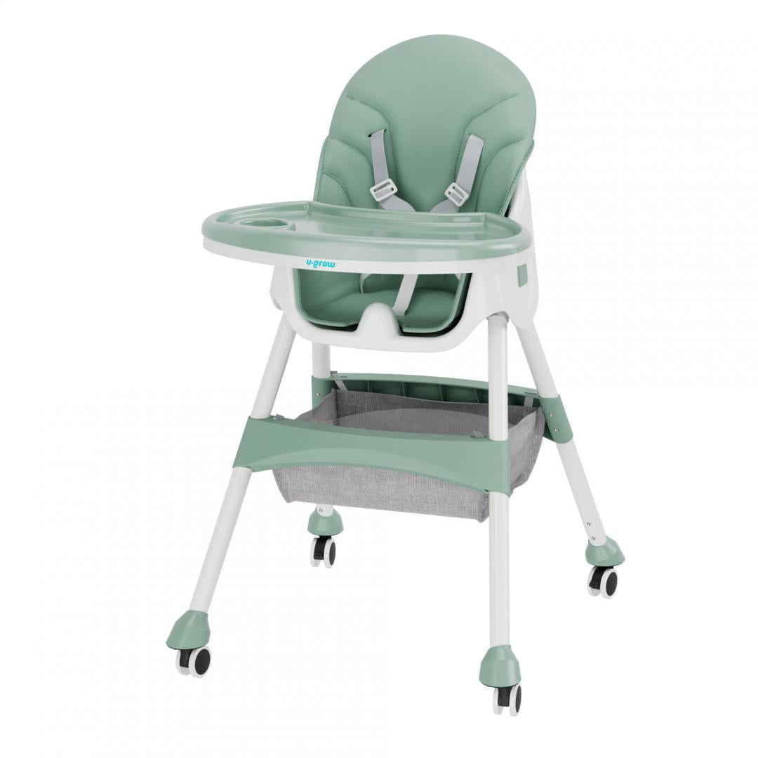 Scaun de masa2 in 1,pliabil,verde,U-Grow