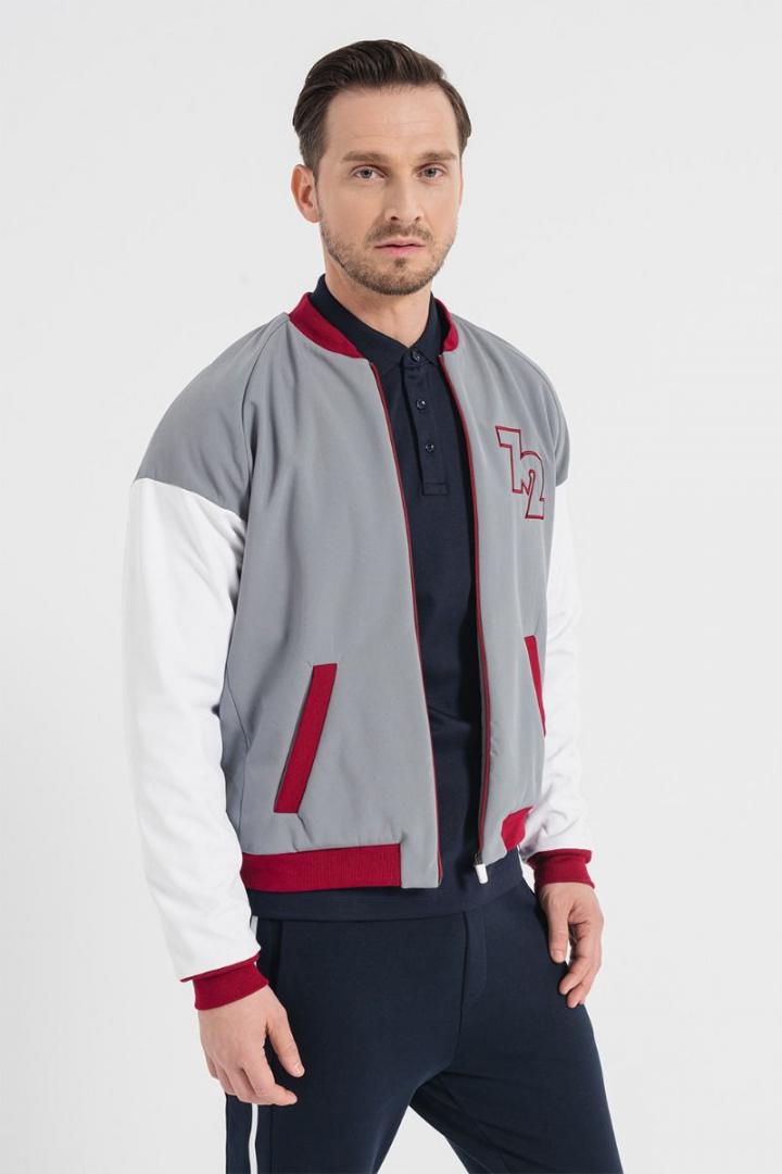 Pegas JACHETA BOMBER GRI GRENA XL