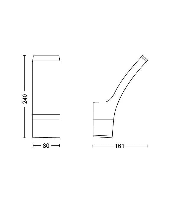 Splay Ue Wa 3.8W 27K An Hv 06 (Aplica LED pentru exterior Philips Splay)
