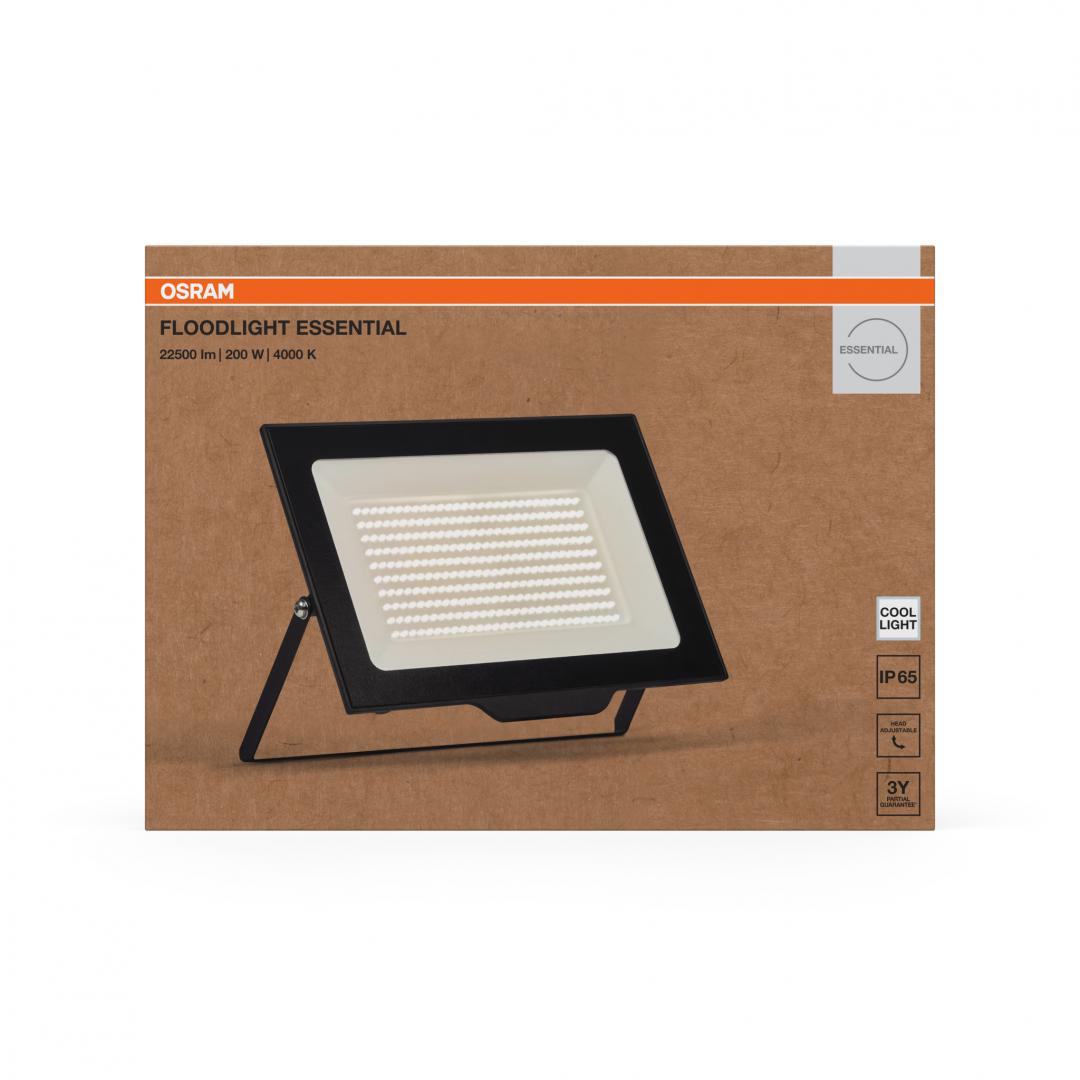 Fl Essential 200W 840 Bk Osram (Proiector LED Osram Floodlight Essential)