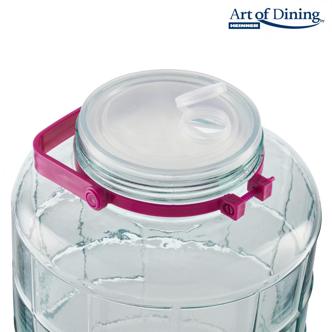 Borcan Sticla cu Capac Plastic 15L (borcan Sticla cu Capac Plastic 15L)