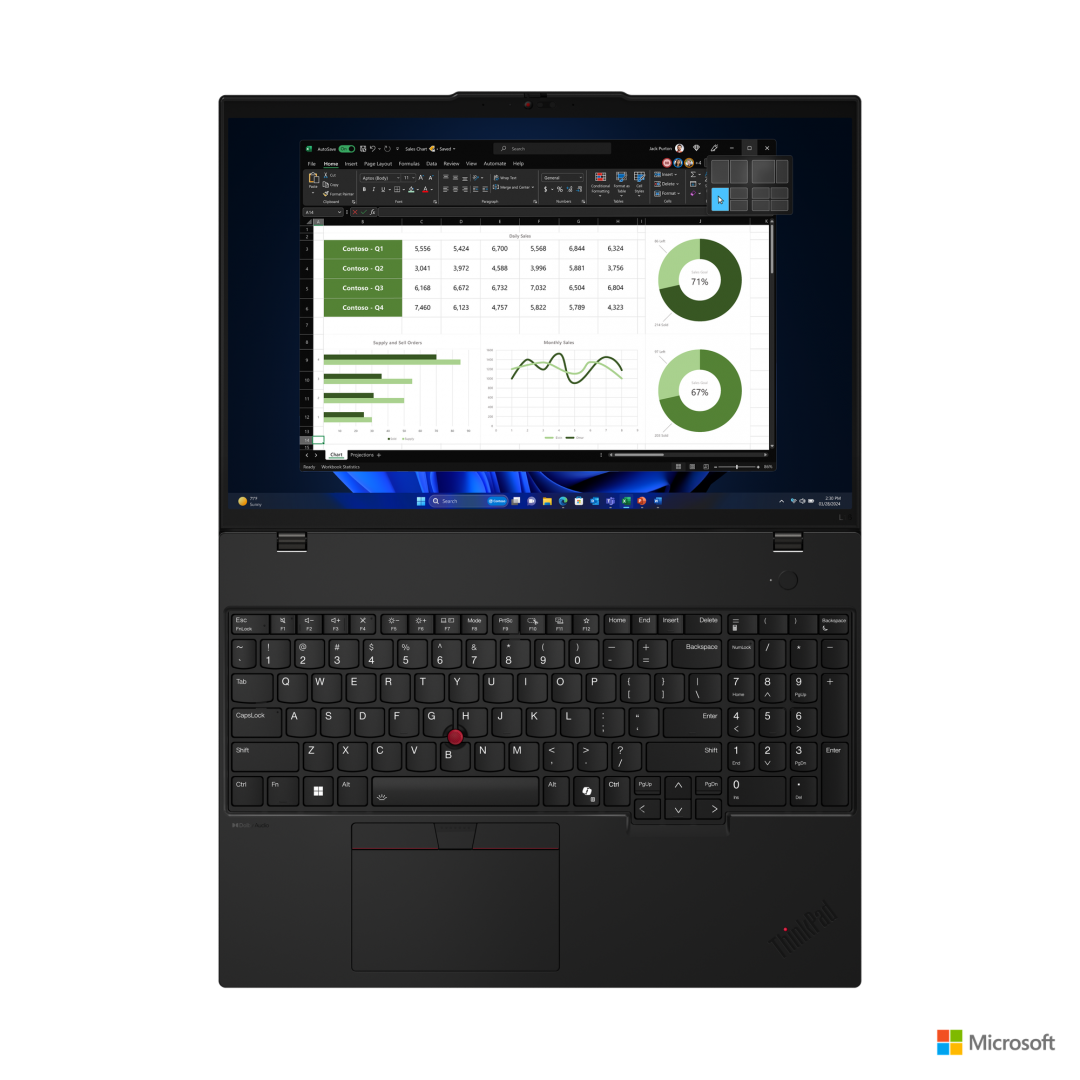 Laptop Lenovo ThinkPad L16 Gen 1 (Intel); 16" WUXGA; Intel Core Ultra 7 155U; Integrated Intel Graphics; RAM 16GB, SSD 512GB, 3YO W11P