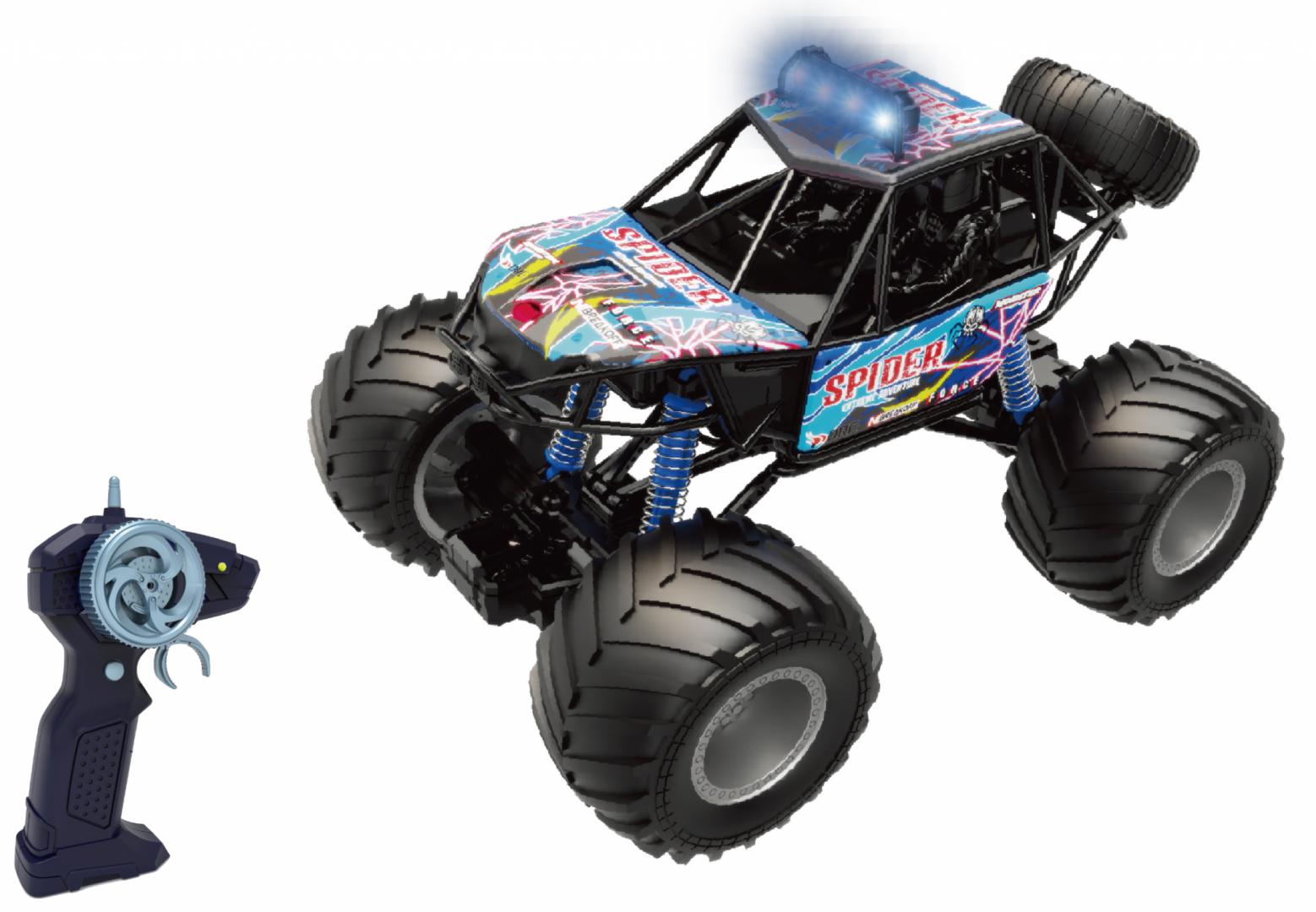 Masinuta Telec.big Foot, 1/10, 44CM, Abs (masinuta cu Telecomanda Big Foot)