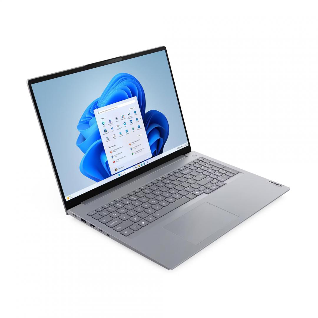 Laptop SMB Lenovo ThinkBook 16 G9 IRL, cu procesor Intel Core 5 210H, 16'' IPS, 16 GB DDR5, SSD 1 TB, Intel Graphics, Fara OS, 3 ani Garantie