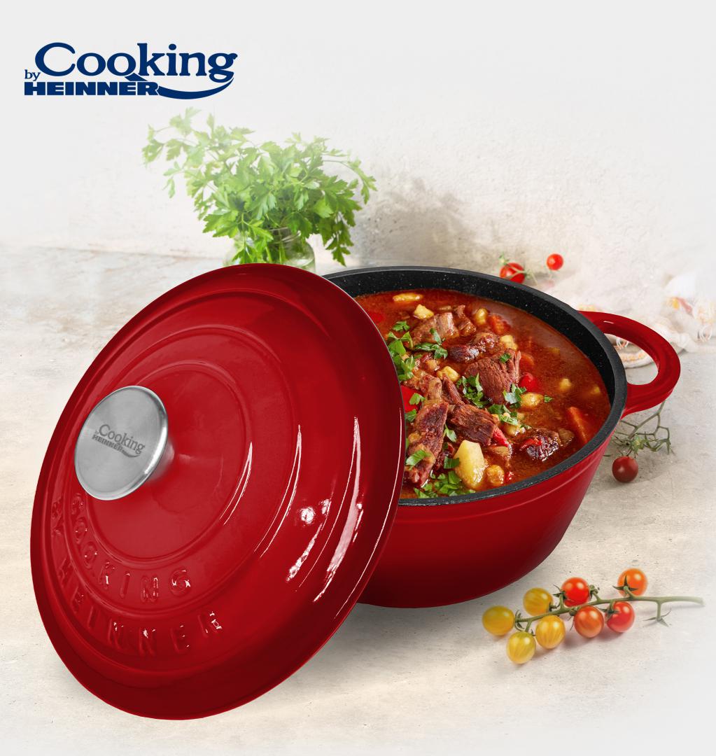 Heinner SEMI.FONTA EM+CAP 24x11.5CM, 4L,RED LINE