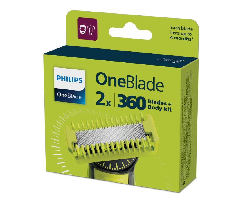 Set 2 rezerve OneBlade Philips QP624/50