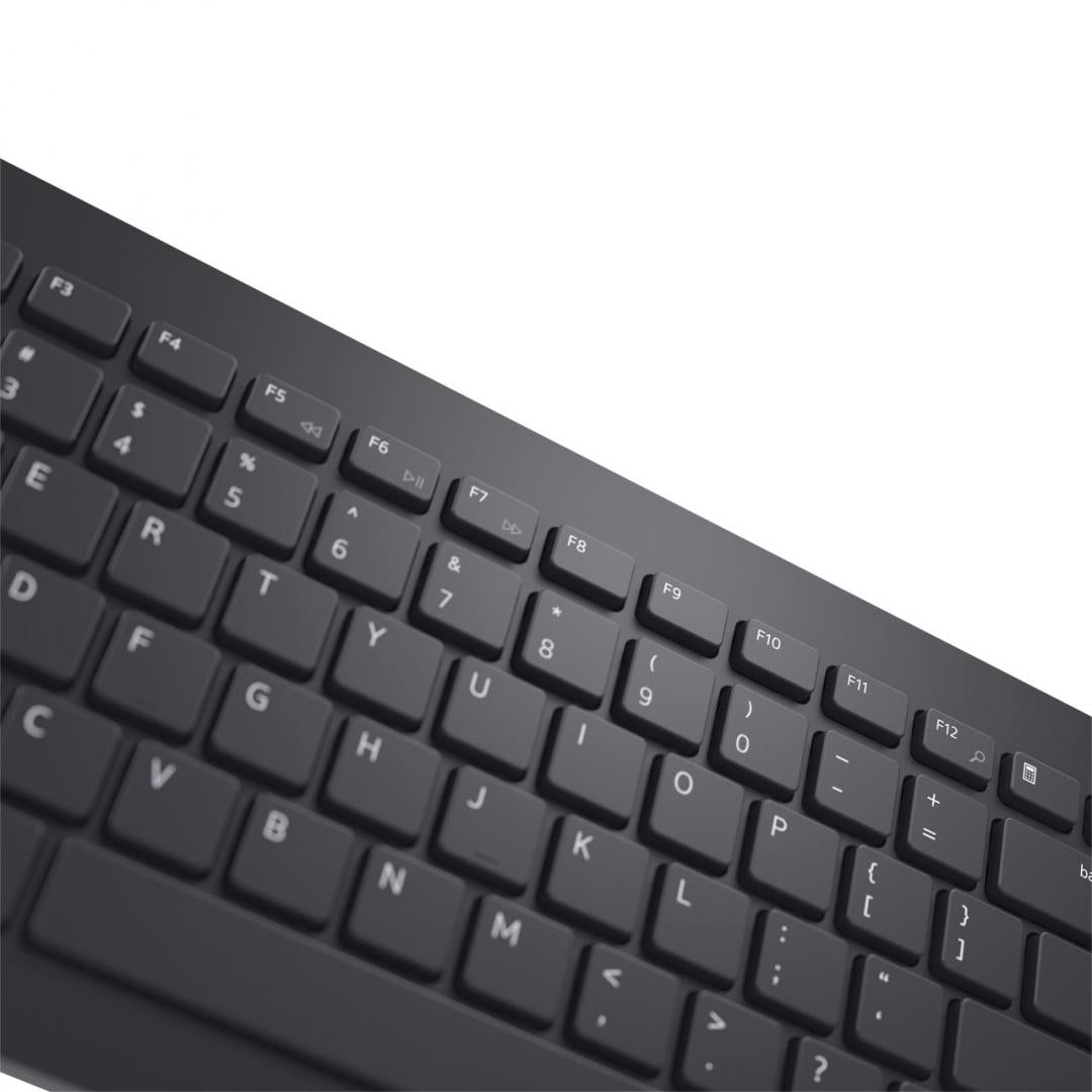 Dell Kit Mouse and Keyboard KM3322W Wireless, QWERTZ Romanian Layout, Device Type: Keyboard and mouse set, Wireless Receiver: USB wireless receiver, Connectivity Technology: Wireless, Interface: 2.4 GHz, Keyboard: Adjustable Height: Yes, Hot Keys Function