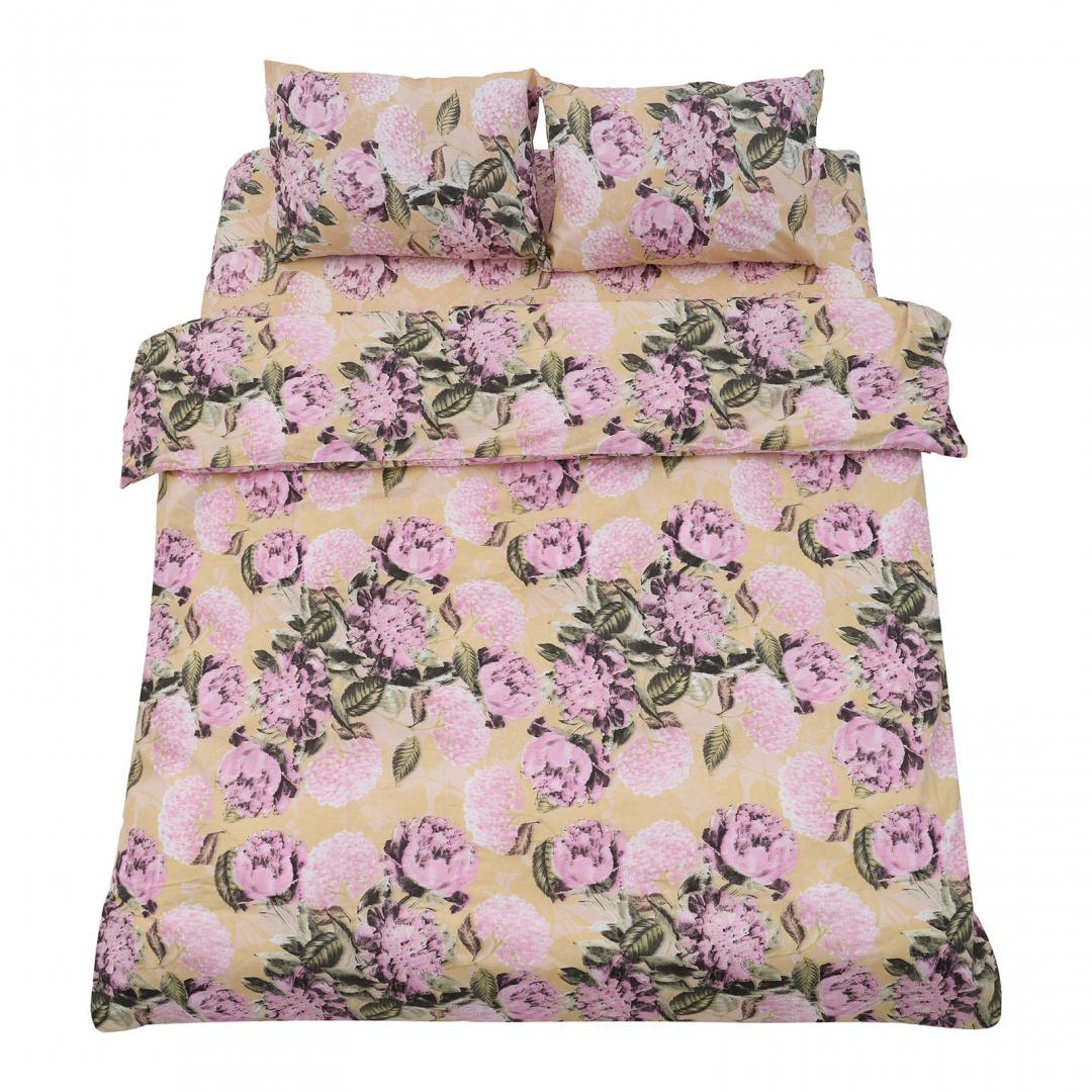 Vanora Set de pat king size bumbac,92 gsm,Peony