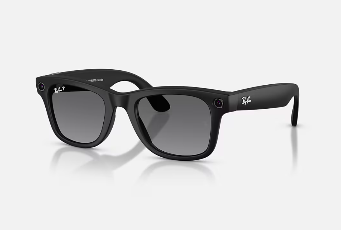 RayBan Meta Wayfare L MB/Polar Gr Gen2 (ORW4012 Meta Wayfarer High Bridge Fit - Matte Black - Polar Gradient Graphite...)