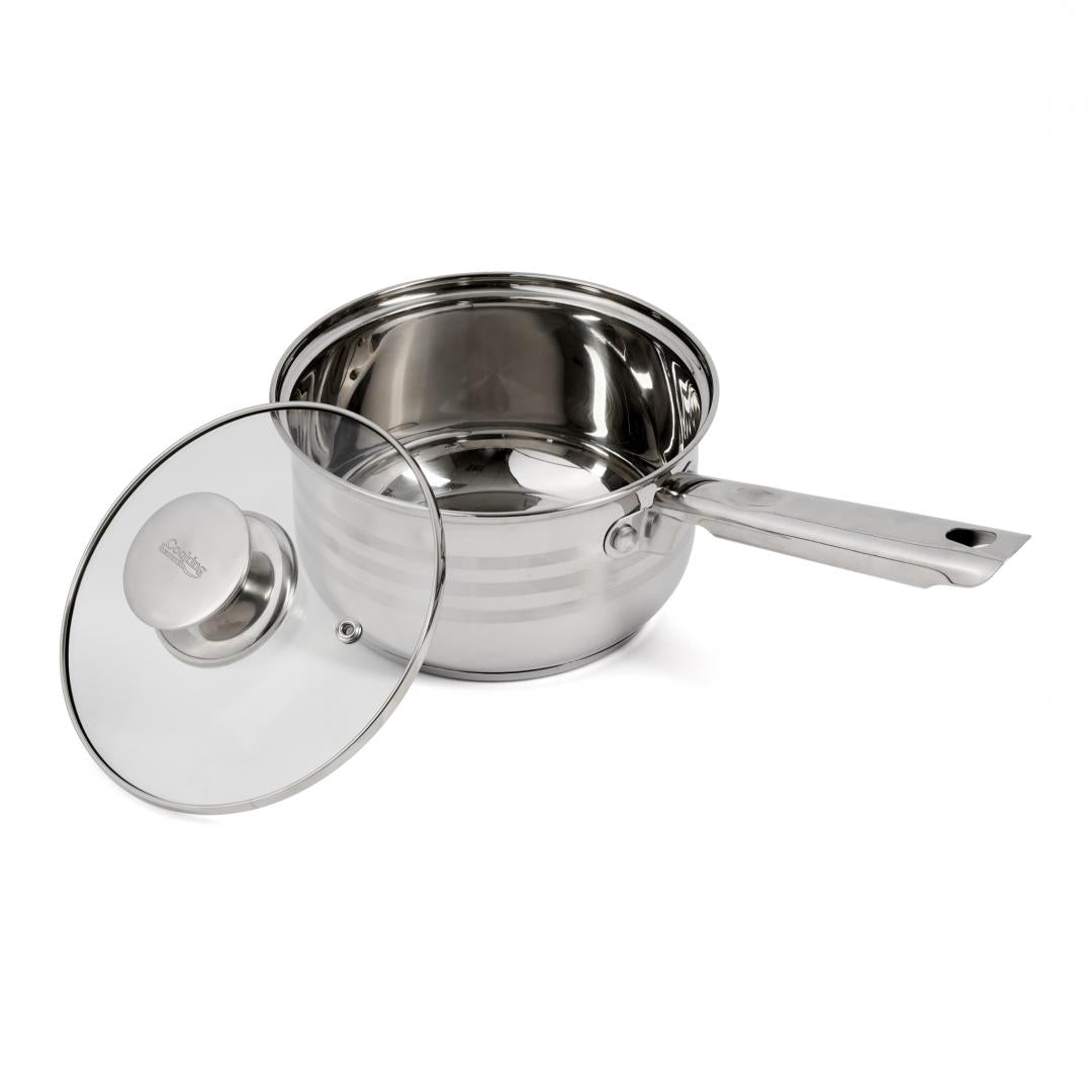 Caserola Inox+capac 16X9.5CM,1.9L, Myra (caserola Inox+capac 16X9.5 CM)