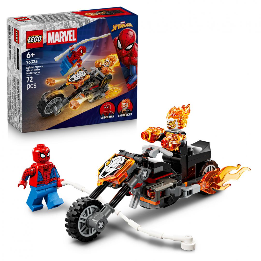 Omul Paianj. Vs Cal. Fantoma LEGO76335 (omul Paianjen Vs Calaretul Fantoma pe Motocicleta LEGO76335)