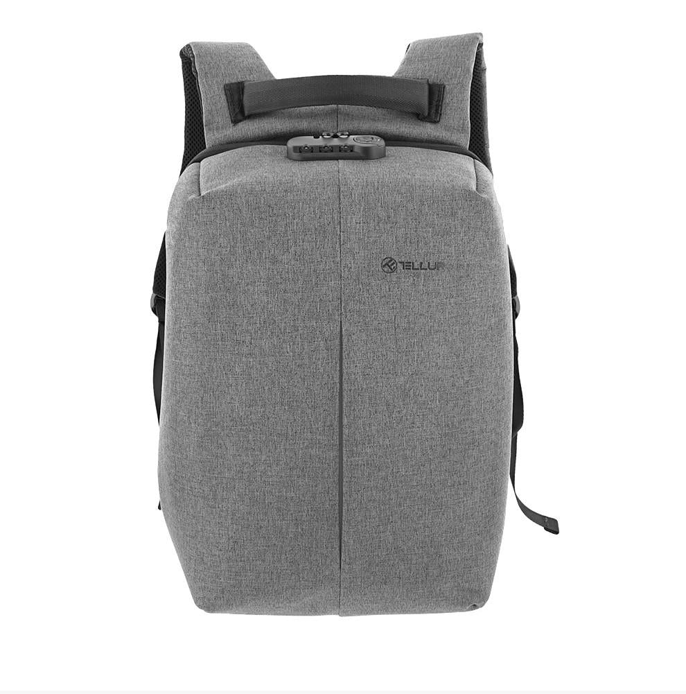 Rucsac laptop Tellur Antif. V2 15.6" gri (Rucsac laptop Tellur Antifurt V2)