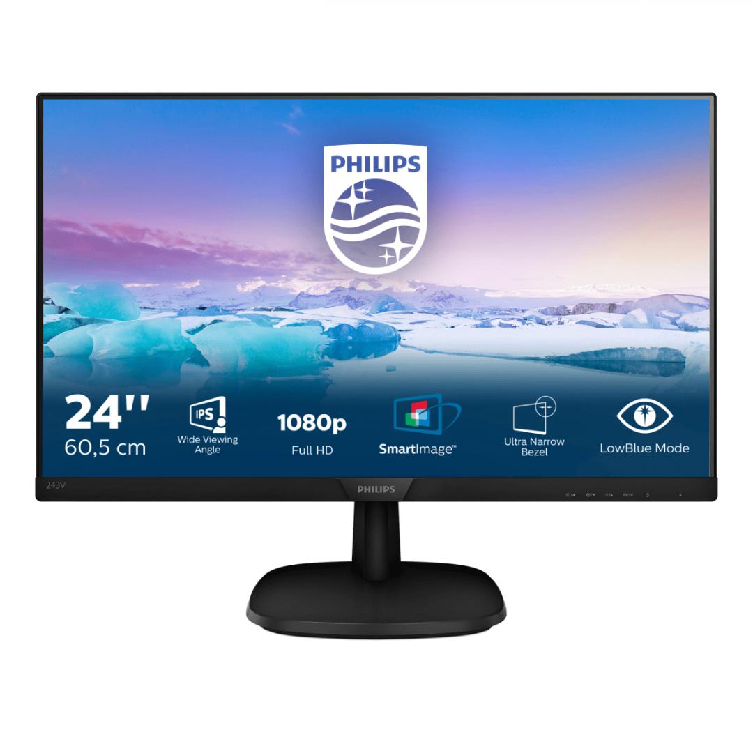 Monitor Philips 23.8" 243V7QDSB/00 (Monitor Consumer Philips 243V7QDSB/00)