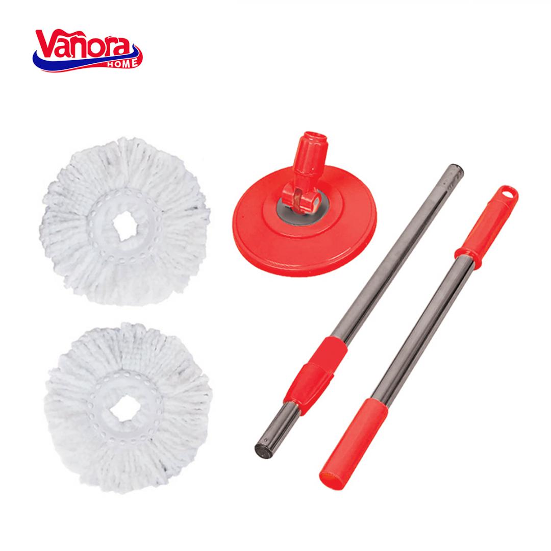 Vanora SET CURATENIE CLEAN360,MOP ROTATIV, ROSU