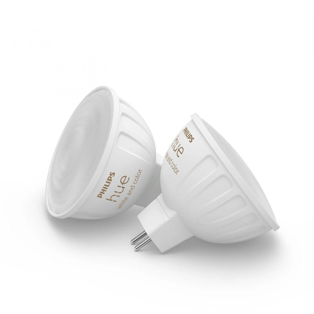 Philips Huewca 6.3W 12V MR16 2P EU (2 Becuri LED RGB inteligente Philips Hue MR16)