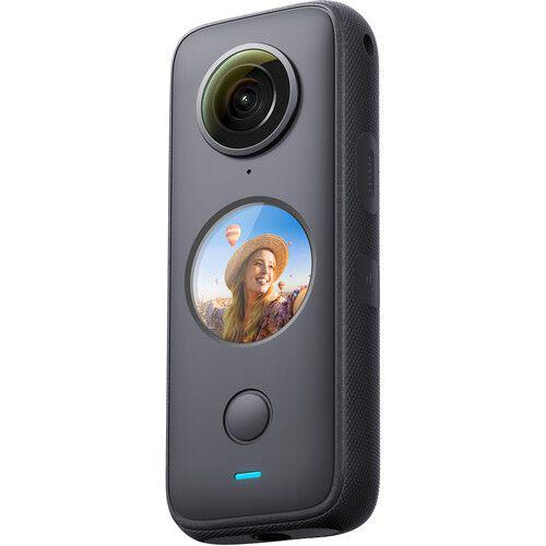RESIGILAT | Camera video sport Insta360 ONE X2, 5.7K, 360°, Waterproof(pana la 10 metri), 4 microfoane, Mod Steadycam, InstaPano, Slow Motion, capacitate acumulator 1630 mAh, culoare neagra INSTA360