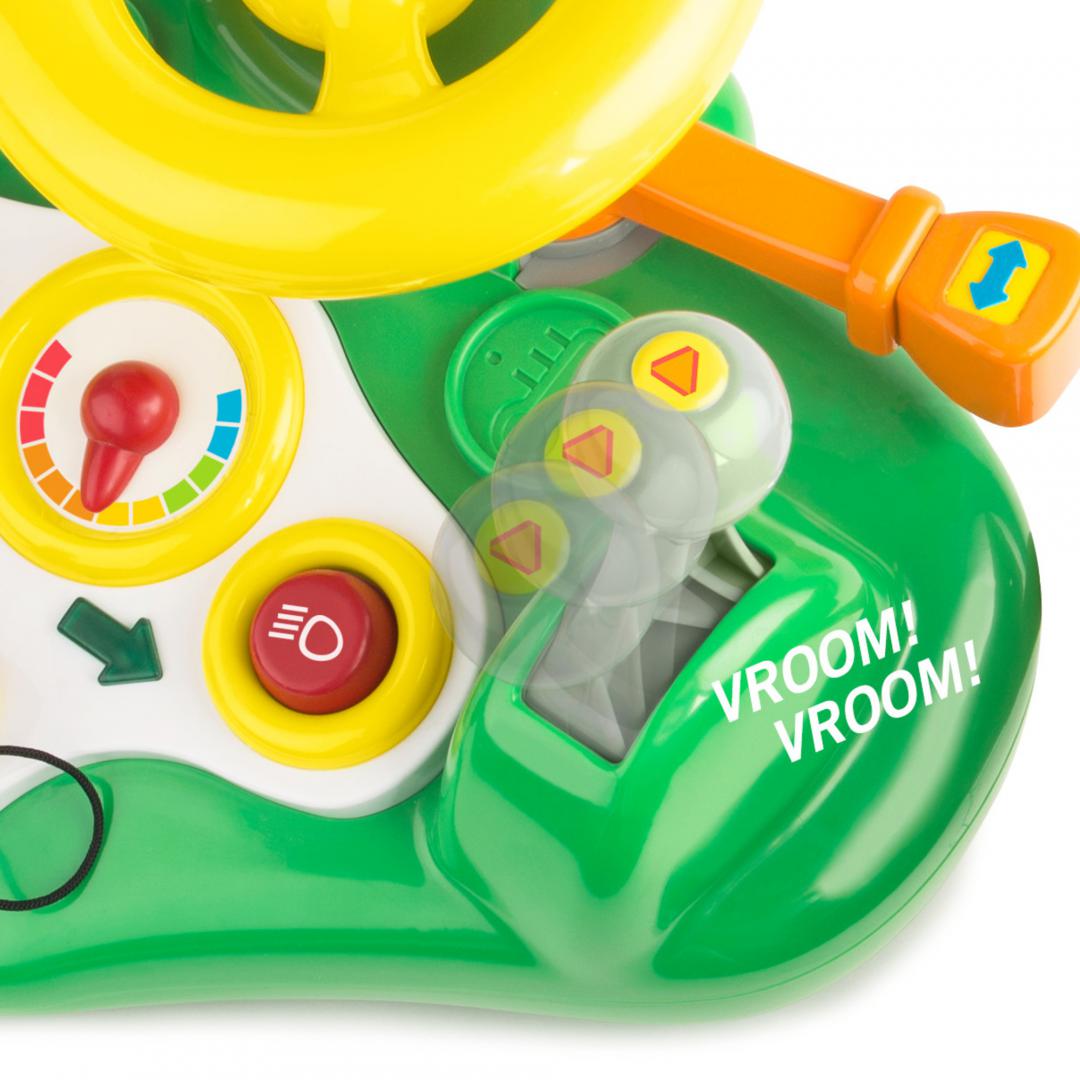 John DEERE- Volan cu Lumini si Sunete (volan de Jucarie cu Lumini si Sunete)