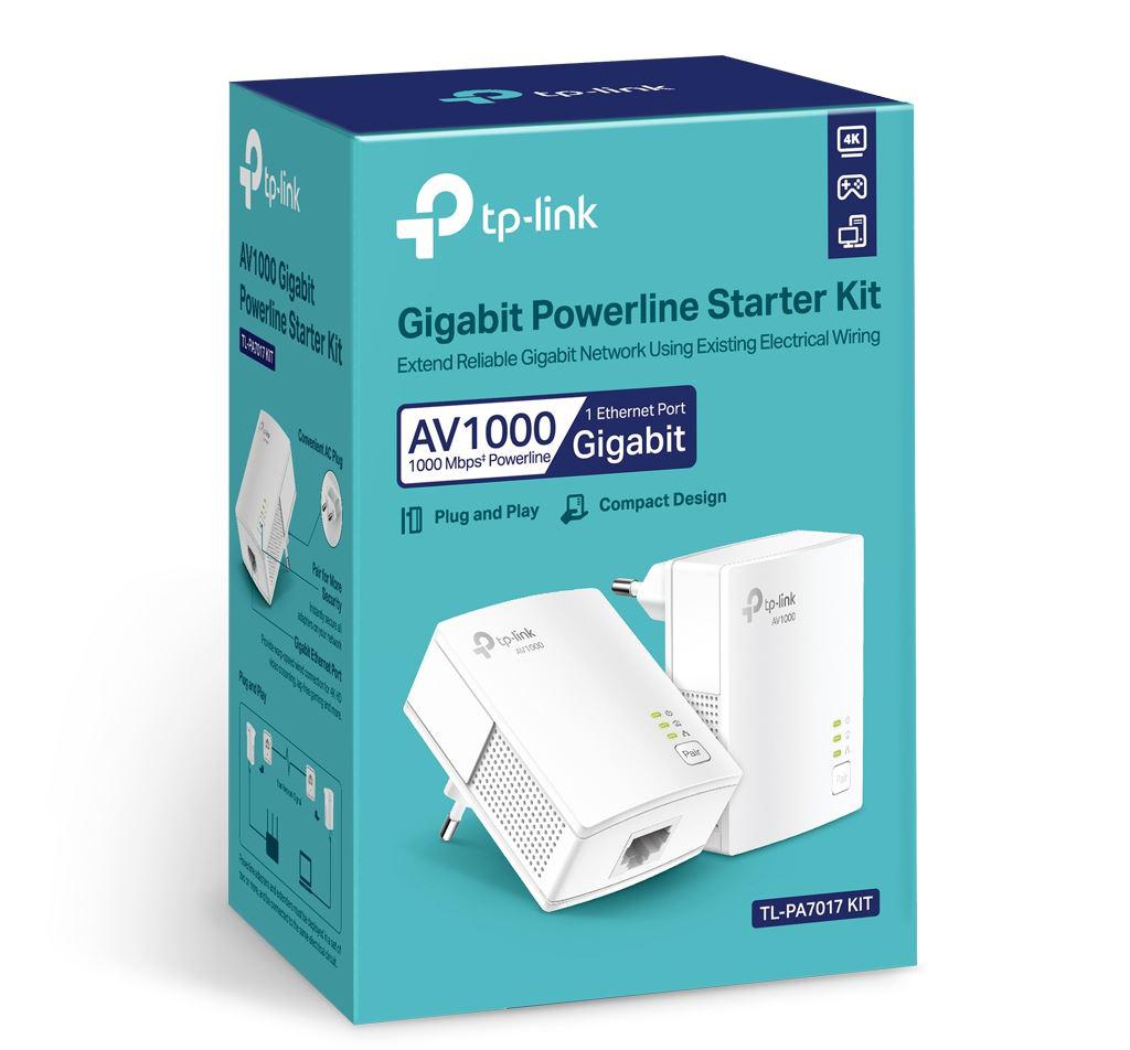 Resigilat - Tpl AV1000 Powerline Gigabit Kit (TP-Link Kit AV1000 Powerline Gigabit)