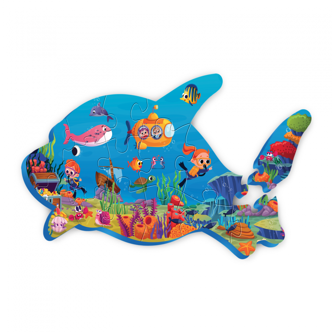 Puedo Toys PUZZLE MEGA, 15 PIESE