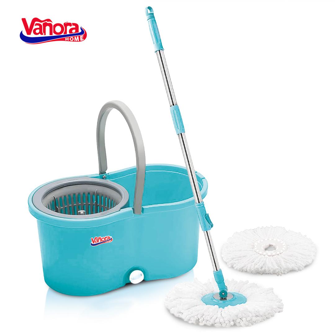 Vanora SET CURATENIE CLEAN360,MOP ROT.ALBASTRU